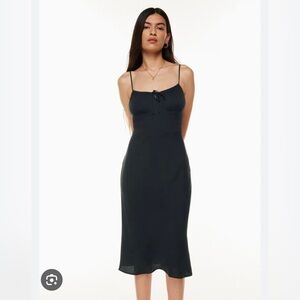 Wilfred Bellow Dress in Navy - Aritzia size 2